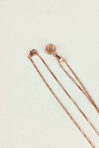 anushka sharma pendant | rose gold pendant - Johny Silver