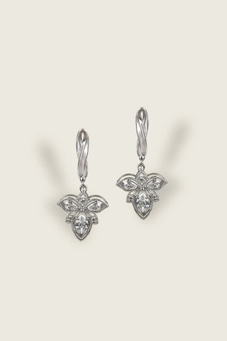zirconia earrings | drops & danglers earrings - Johny Silver