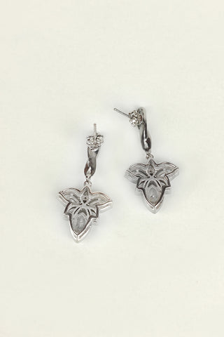 zirconia earrings | drops & danglers earrings - Johny Silver