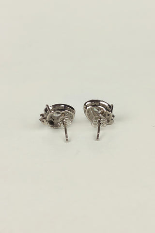 cz flower earring | stud earrings for women - Johny Silver