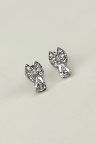 marquise stud earrings | ear tops for ladies - Johny Silver