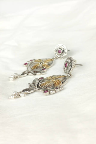 silver leaf dangle earrings - Johny Silver