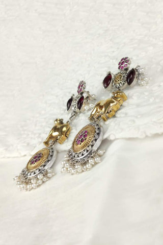 silver cow earrings - Johny Silver