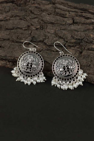 hook earrings circle - Johny Silver
