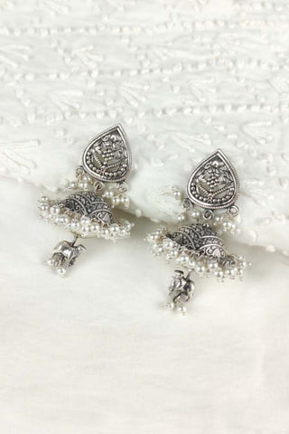 cow bell earrings - Johny Silver