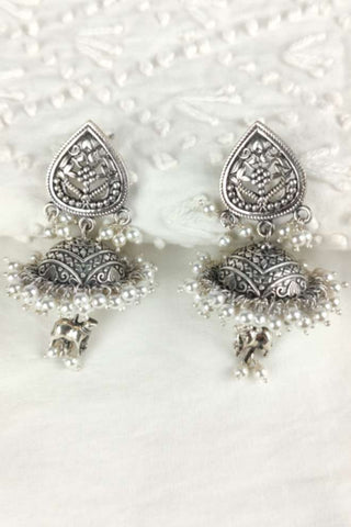 cow bell earrings - Johny Silver