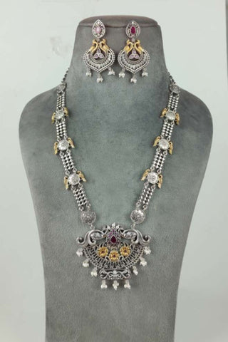 peacock antique gold pendant - Johny Silver