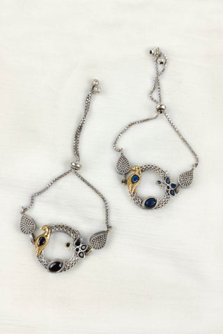 peacock bracelet - Johny Silver