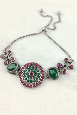 floral design bracelet - Johny Silver