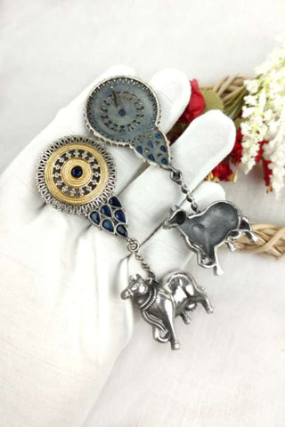 women's long earrings - Johny Silver