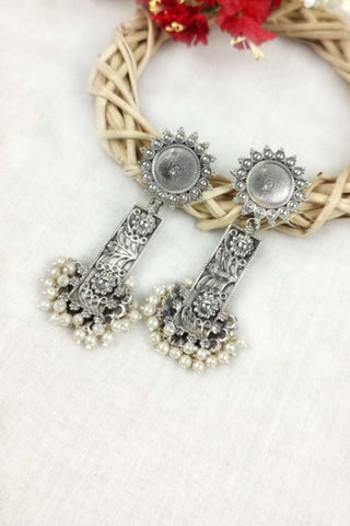 sunflower dangle earrings - Johny Silver