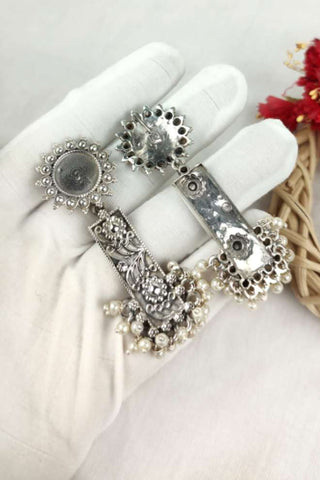 sunflower dangle earrings - Johny Silver