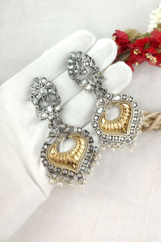 drop earrings for women || delicate gold drop earrings - Johny Silver