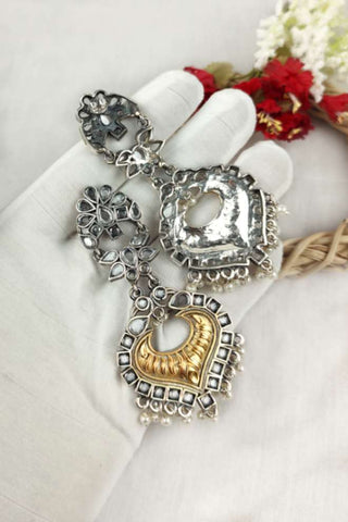 drop earrings for women || delicate gold drop earrings - Johny Silver