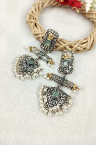 triangle dangle earrings - Johny Silver