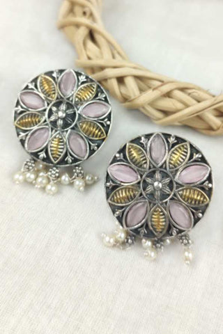 silver marquise earrings || daily use earrings for ladies - Johny Silver