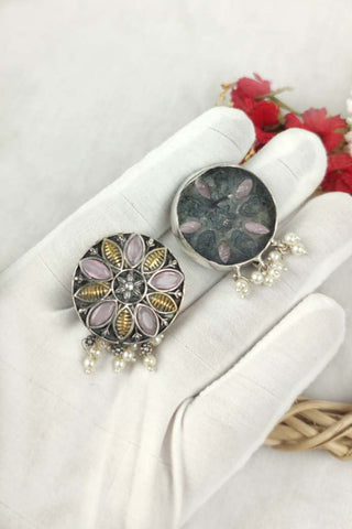 silver marquise earrings || daily use earrings for ladies - Johny Silver