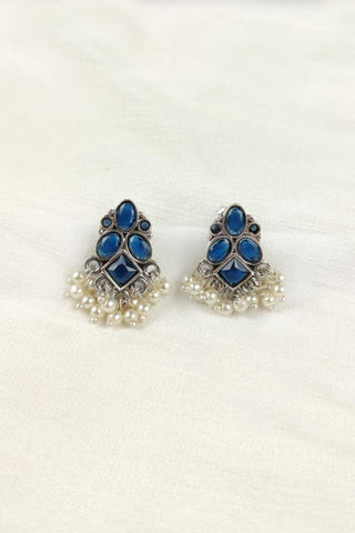 stud stone earrings - Johny Silver