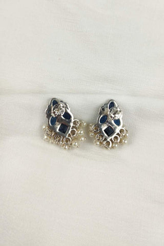 stud stone earrings - Johny Silver