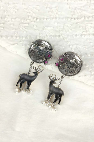 deer earrings - Johny Silver