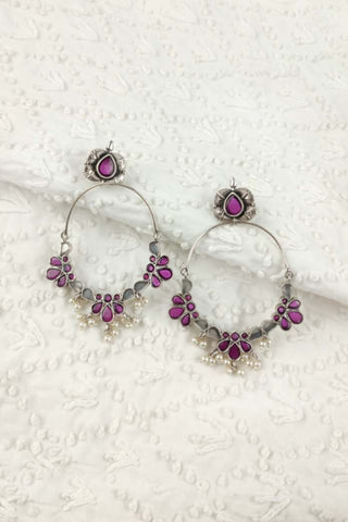 chand bali earrings - Johny Silver