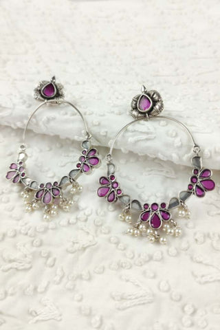 chand bali earrings - Johny Silver