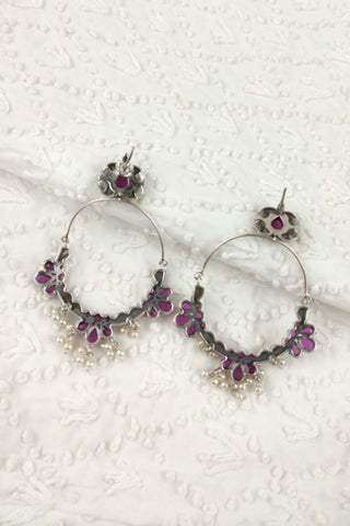 chand bali earrings - Johny Silver