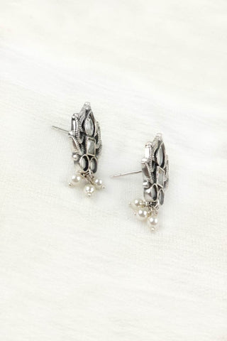 stud earrings for women || antique stud earring - Johny Silver