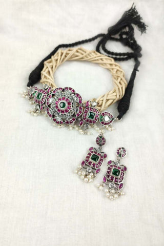 kemp stone choker necklace - Johny Silver