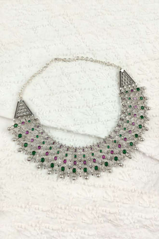 multi colour necklace - Johny Silver