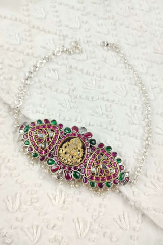 women's sterling silver choker necklace - Johny Silver