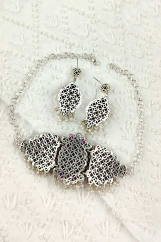 women's sterling silver choker necklace - Johny Silver