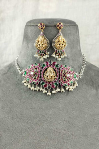 women's sterling silver choker necklace - Johny Silver