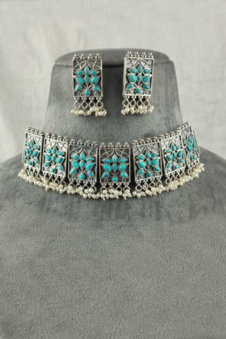 traditional simple choker necklace - Johny Silver