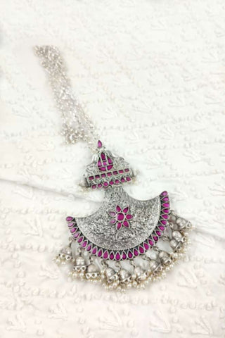 ruby pendant necklace | | 925 silver locket and chain - Johny Silver