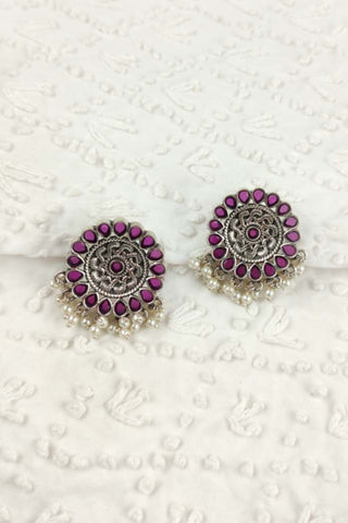 antique fancy pendant set | | half moon pendant - Johny Silver