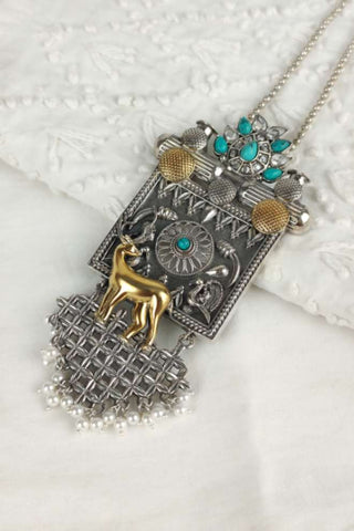 deer pendant | pendant with chain - Johny Silver