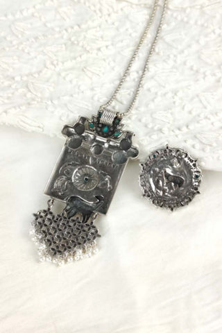 deer pendant | pendant with chain - Johny Silver