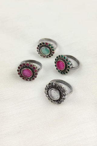 antique navaratna ring - Johny Silver