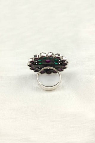 women's flower ring - Johny Silver