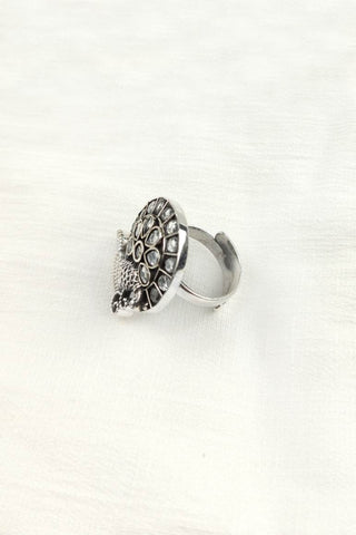 peacock ring for ladies - Johny Silver