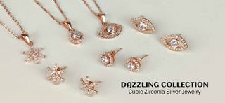 dazzling collection cubic zirconia silver