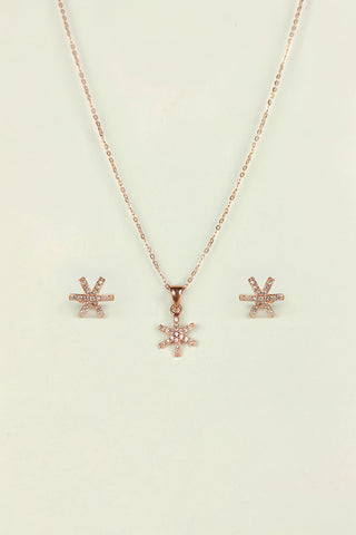 star of david pendant | rose gold pendant necklace - Johny Silver