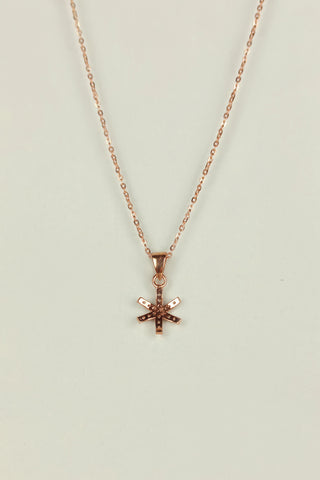 star of david pendant | rose gold pendant necklace - Johny Silver