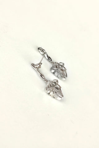 zirconia earrings | drops & danglers earrings - Johny Silver