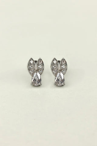 marquise stud earrings | ear tops for ladies - Johny Silver