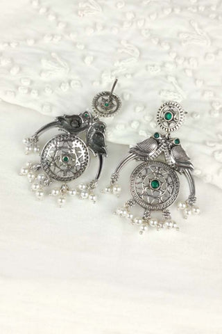 latest peacock earrings