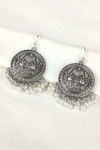 hook earrings circle - Johny Silver