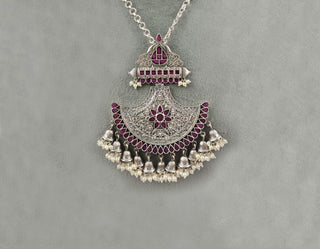 Silver Antique  Pendant Jewelry Mobile Banner