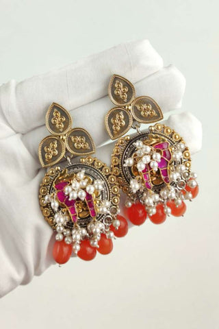pachi kundan earrings